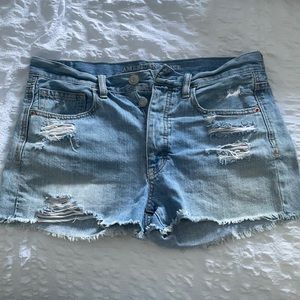 American eagle jean shorts